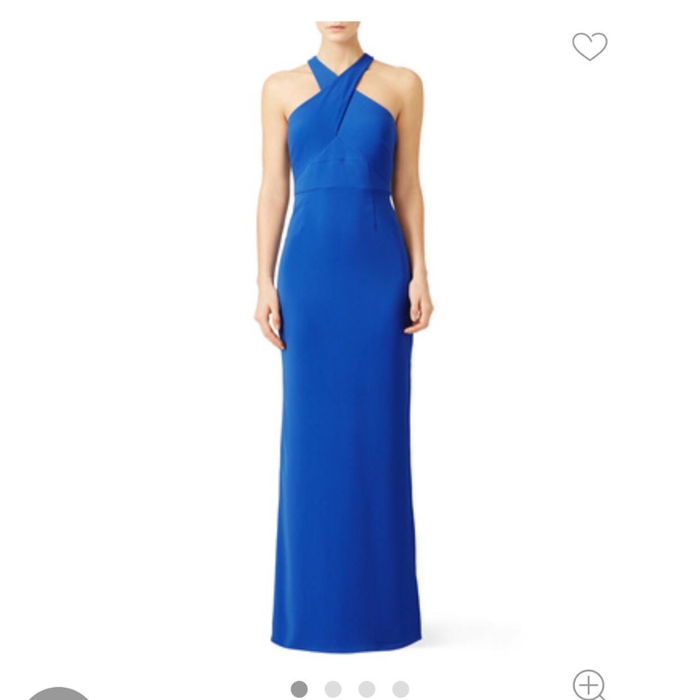 Laundry by Shelli Segal Cross Strap Blue Size 6